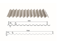 YX18-76-8361064 彩鋼瓦（弧形）（墻面）