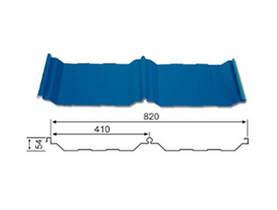 YX54-410-820 隱藏式屋面彩鋼瓦